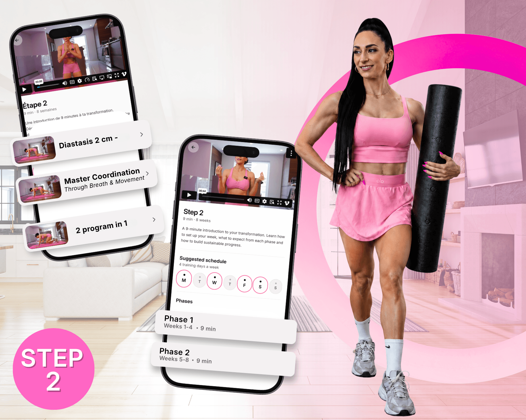 Postpartum Workout Program at Home - Step 2