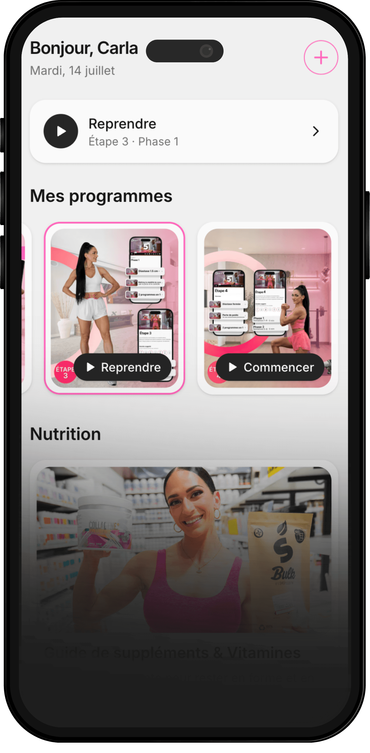 Accéder à mes programmes
